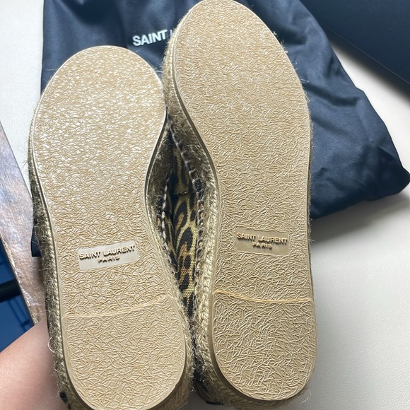 New Saint Laurent leopard-print espadrilles - Picture 5 of 5